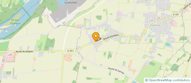 localisation de l'entreprise HOLDING TACHFIN à DARVOY
