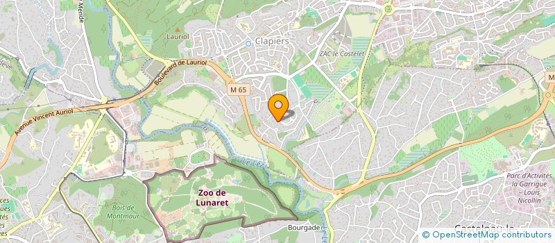 localisation de l'entreprise HOLDING TAILLAND INVEST  CLAPIERS