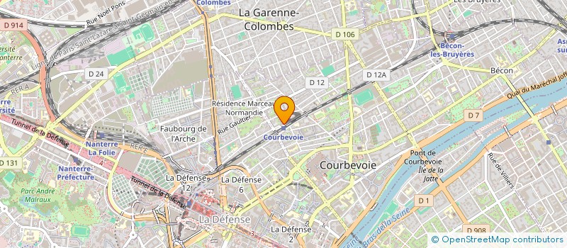 localisation de l'entreprise HOLDING TAMAR 26  COURBEVOIE