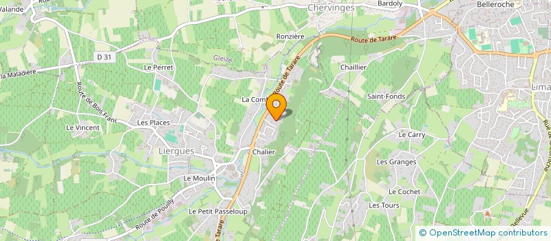 localisation de l'entreprise HOLDING TAMP  PORTE DES PIERRES DOREES