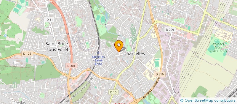 localisation de l'entreprise HOLDING TANES  SARCELLES