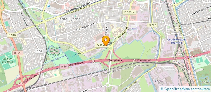 localisation de l'entreprise HOLDING TAPINVEST à DUNKERQUE