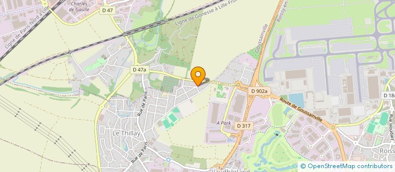 localisation de l'entreprise HOLDING TASAMA  LE THILLAY