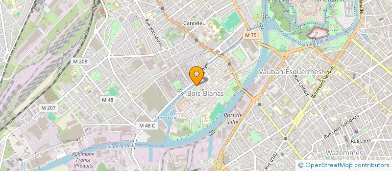 localisation de l'entreprise HOLDING TCI à LILLE