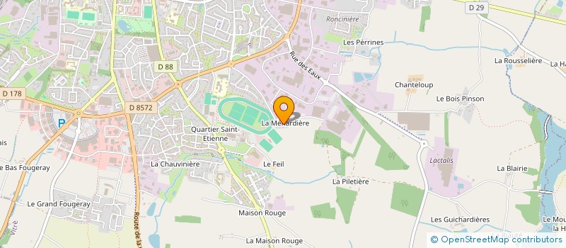 localisation de l'entreprise HOLDING TCM à VITRE