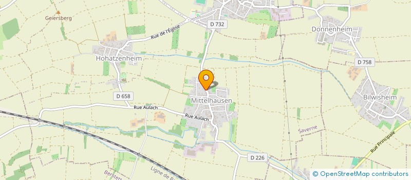 localisation de l'entreprise HOLDING TD3  OLWISHEIM