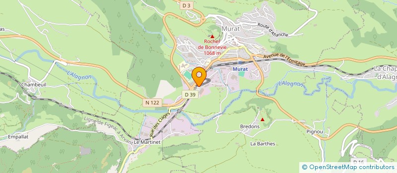 localisation de l'entreprise HOLDING TDR à MURAT