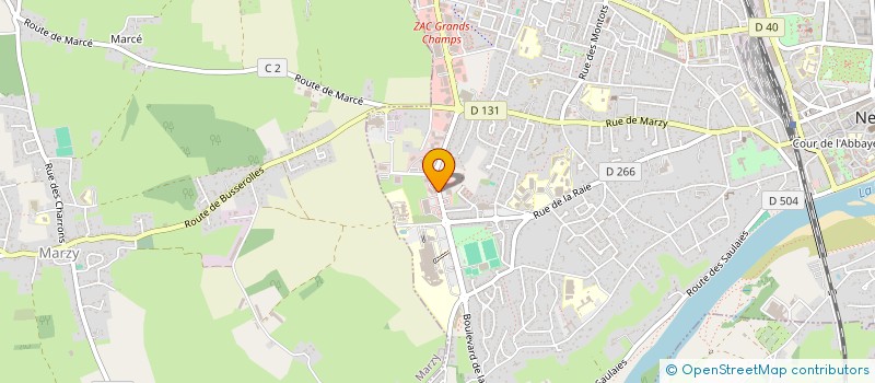 localisation de l'entreprise HOLDING TECHNIC'ELEC 58 à NEVERS