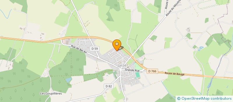 localisation de l'entreprise HOLDING TEDDY BOITIERE  JARZE VILLAGES