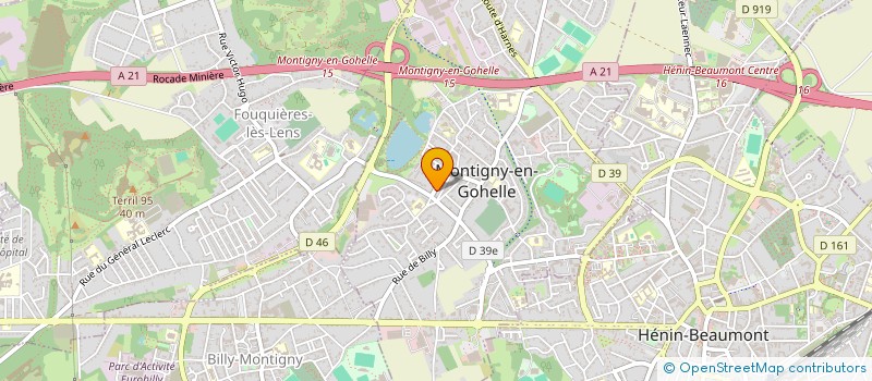 localisation de l'entreprise HOLDING TELLE à MONTIGNY-EN-GOHELLE
