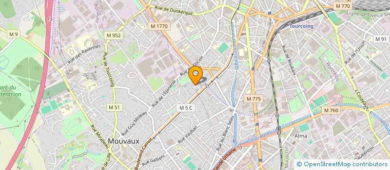 localisation de l'entreprise HOLDING TEMEHANI à LILLE
