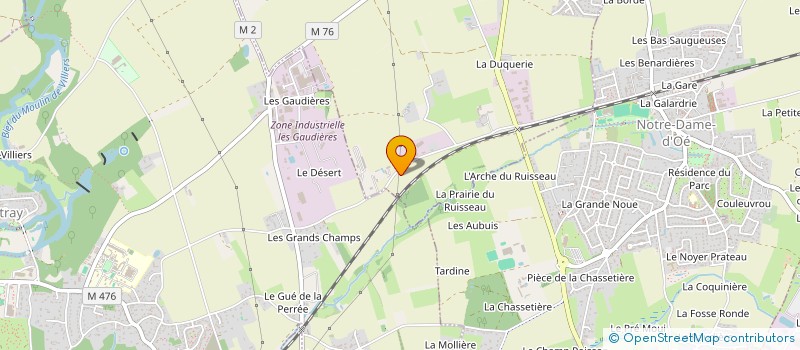 localisation de l'entreprise HOLDING TERRE BRUNE  CHANCEAUX-SUR-CHOISILLE