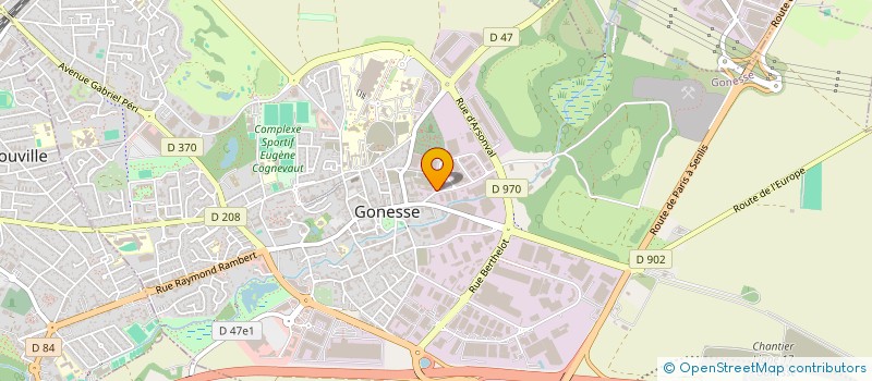 localisation de l'entreprise HOLDING TESSERON à GONESSE