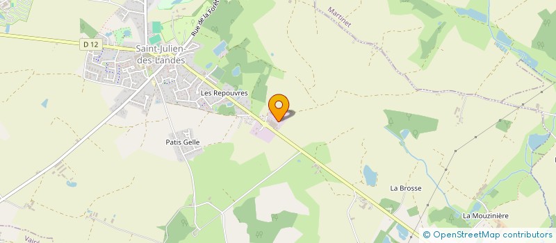 localisation de l'entreprise HOLDING TESSON LAURENT  SAINT-JULIEN-DES-LANDES