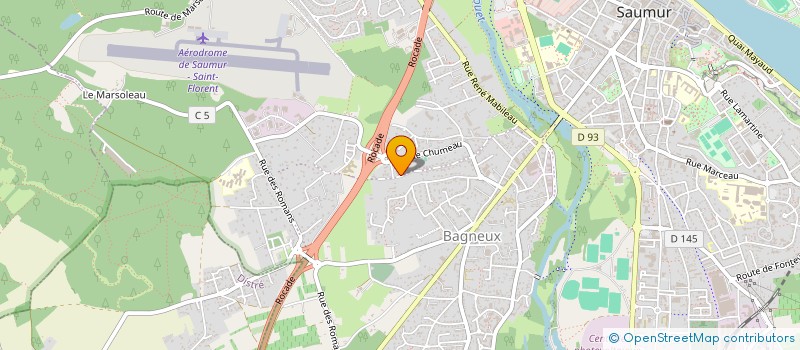 localisation de l'entreprise HOLDING TEXIER  SAUMUR