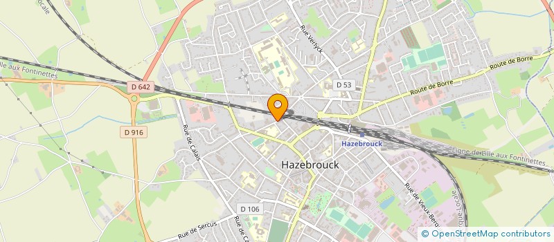 localisation de l'entreprise HOLDING TEXTI MODE à HAZEBROUCK