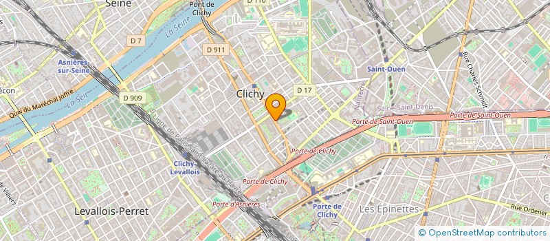 localisation de l'entreprise HOLDING THANK YOU FOR VAPING à CLICHY