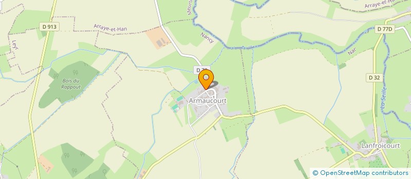 localisation de l'entreprise HOLDING THE LIGHT  ARMAUCOURT