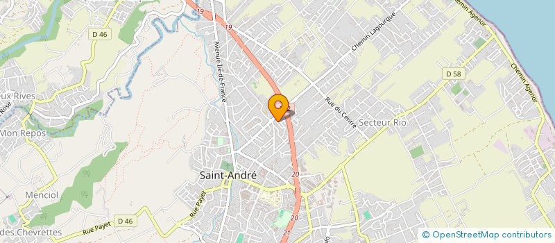 localisation de l'entreprise HOLDING THED  SAINT-ANDRE