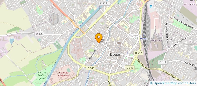 localisation de l'entreprise HOLDING THEMAR à DOUAI