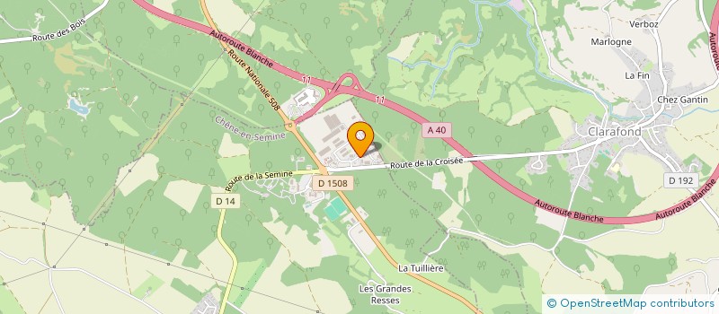 localisation de l'entreprise HOLDING THIERRY MESSIER à CHENE-EN-SEMINE