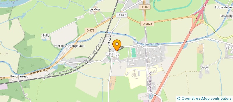 localisation de l'entreprise HOLDING THILLOU  CHALLUY