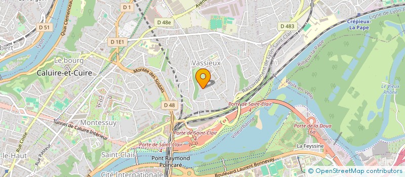 localisation de l'entreprise HOLDING THIRION INVESTISSEMENT à CALUIRE-ET-CUIRE