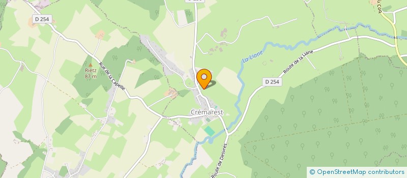 localisation de l'entreprise HOLDING THOMAS POULAIN  CREMAREST