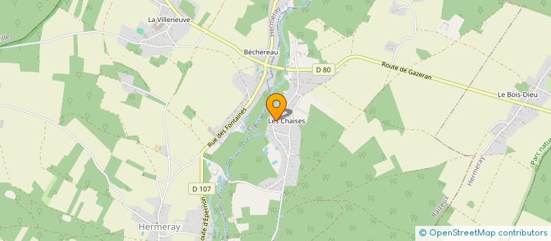 localisation de l'entreprise HOLDING THOMAS RIVIERE  RAIZEUX