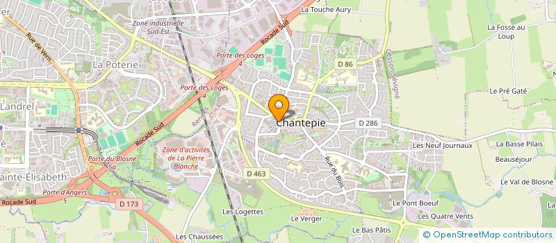 localisation de l'entreprise HOLDING THORRE  CHANTEPIE