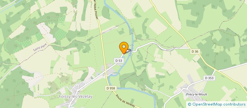 localisation de l'entreprise HOLDING THOUARD DOMINIQUE  FOISSY-LES-VEZELAY