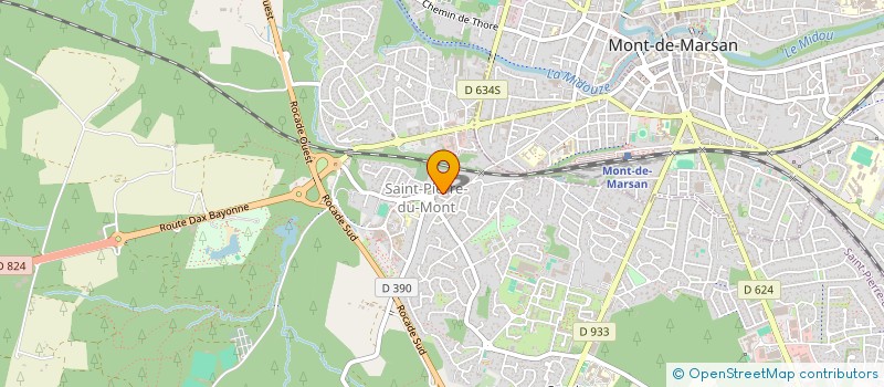 localisation de l'entreprise HOLDING THUAUD  SAINT-PIERRE-DU-MONT