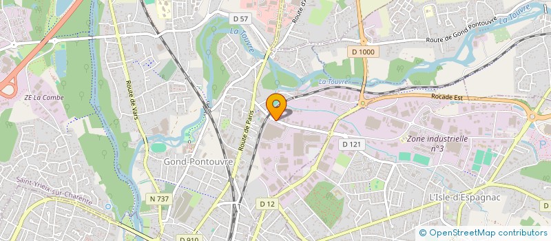 localisation de l'entreprise HOLDING TIC à GOND-PONTOUVRE