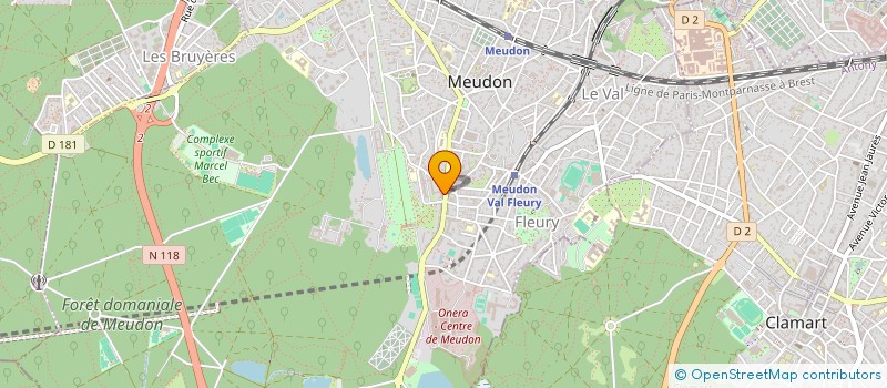 localisation de l'entreprise HOLDING TICHAUER  MEUDON