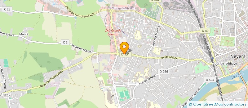 localisation de l'entreprise HOLDING TISSIER à NEVERS