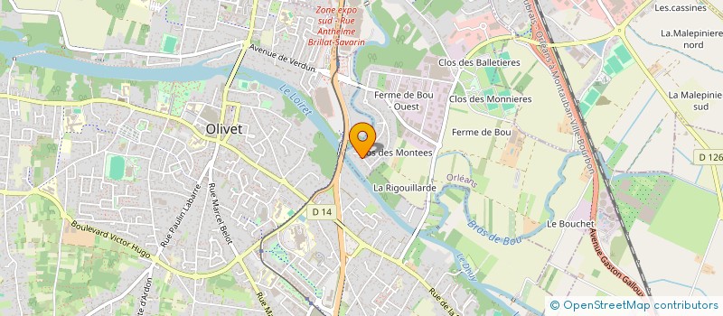 localisation de l'entreprise HOLDING TKOCZ à ORLEANS
