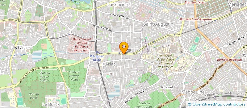 localisation de l'entreprise HOLDING TLR  MERIGNAC