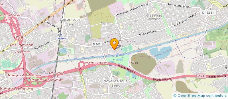 localisation de l'entreprise HOLDING TMCC à LOISON-SOUS-LENS