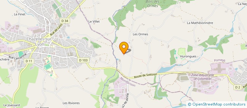 localisation de l'entreprise HOLDING TO  POMEYS