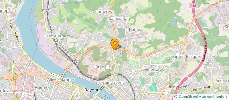 localisation de l'entreprise HOLDING TOM & JAY à BAYONNE