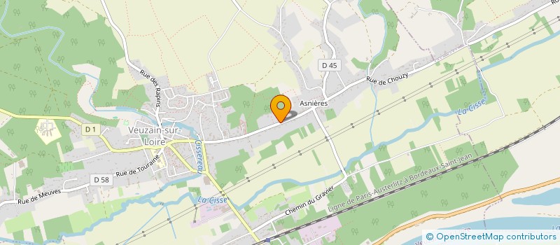 localisation de l'entreprise HOLDING TONY FROSTIN  VEUZAIN-SUR-LOIRE