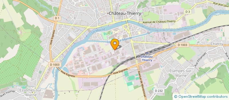 localisation de l'entreprise HOLDING TOUBEAU à CHATEAU-THIERRY