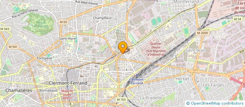 localisation de l'entreprise HOLDING TOURNADRE  CLERMONT-FERRAND