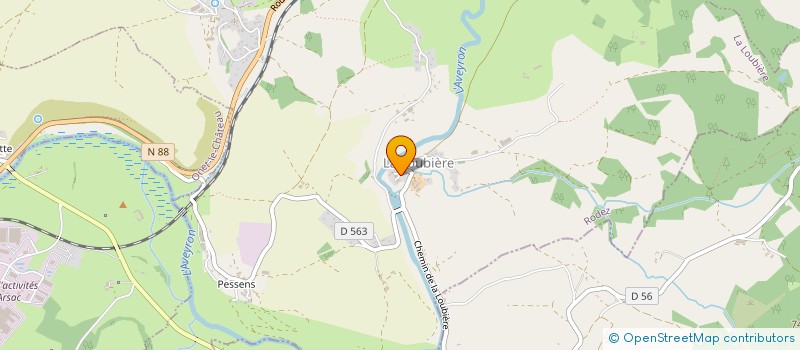 localisation de l'entreprise HOLDING TOURNIE  MONTBAZENS