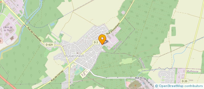 localisation de l'entreprise HOLDING TR  PULVERSHEIM