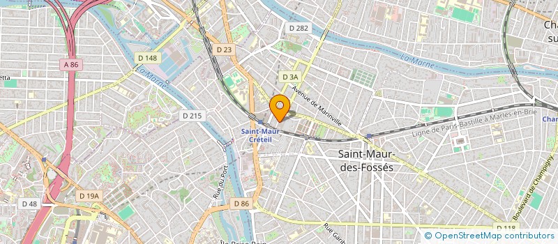 localisation de l'entreprise HOLDING TRANSPORTS INTERNAT IMP EXP SCE à SAINT-MAUR-DES-FOSSES