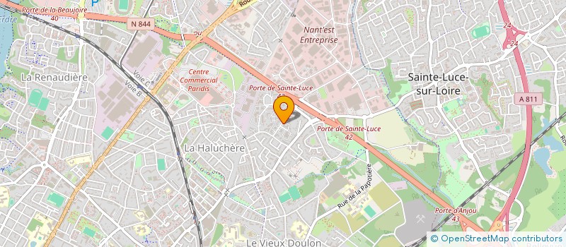 localisation de l'entreprise HOLDING TRANSWAY  NANTES