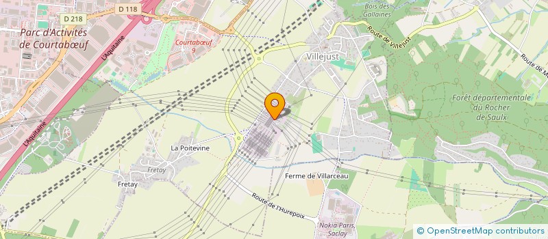 localisation de l'entreprise HOLDING TRAVAUX PUBLICS - H T P à VILLEBON-SUR-YVETTE