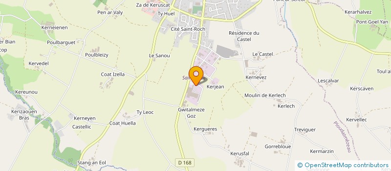 localisation de l'entreprise HOLDING TREOMPAN  PLOUDALMEZEAU