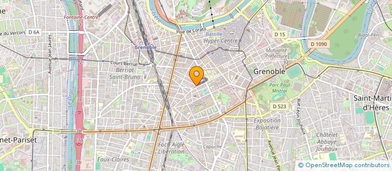 localisation de l'entreprise HOLDING TRICOLI à GRENOBLE